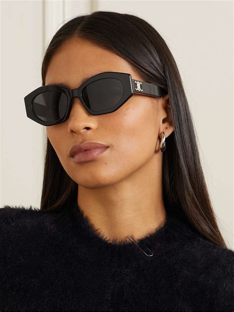 CAT EYE SUNGLASSES IN ACETATE 